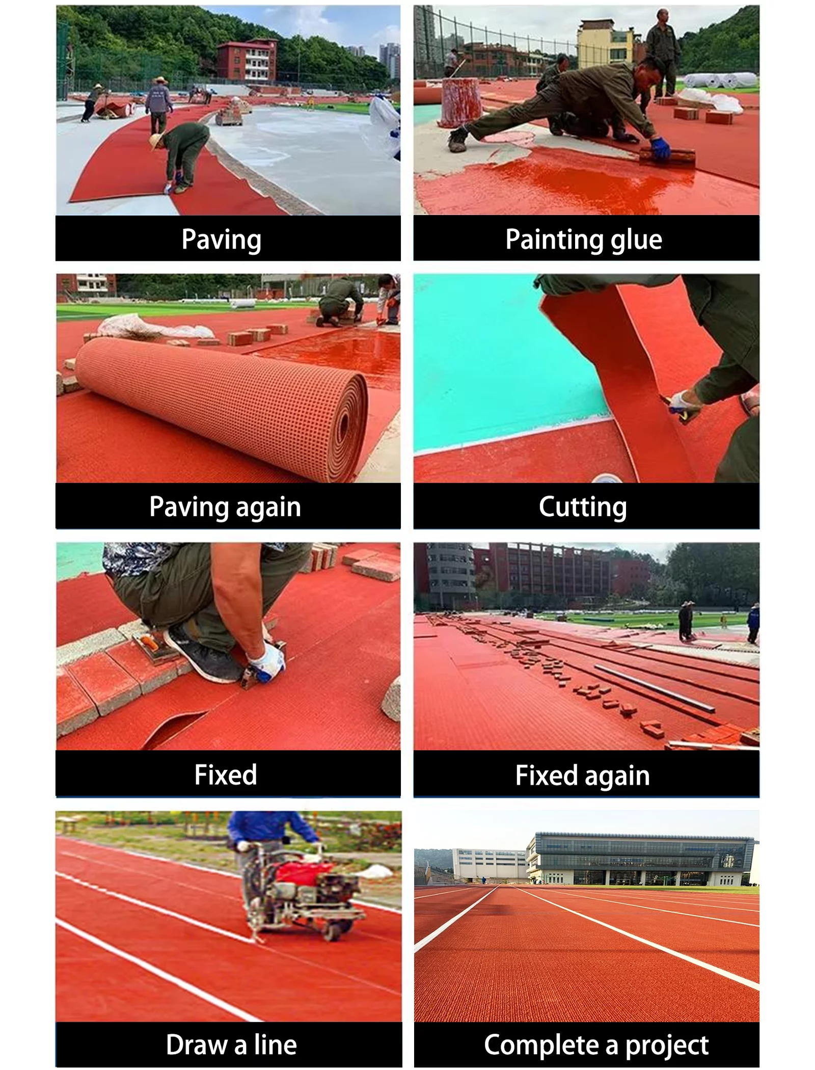Prefabricated Running Track - DaChuan丨16+ Years OEM/ODM Running Tracks ...